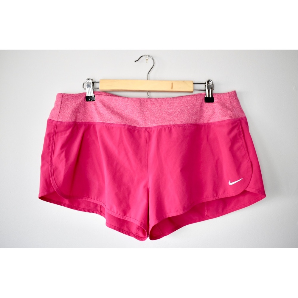 Nike | Dri-Fit Rival pink running shorts, size XL